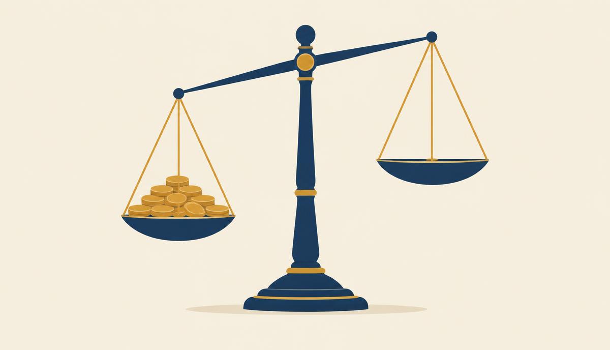 Balance déséquilibrée dont le plateau chargé penche fortement d'un côté, illustrant un parcours professionnel dont la valeur réelle est sous-estimée dans le dossier RAEP