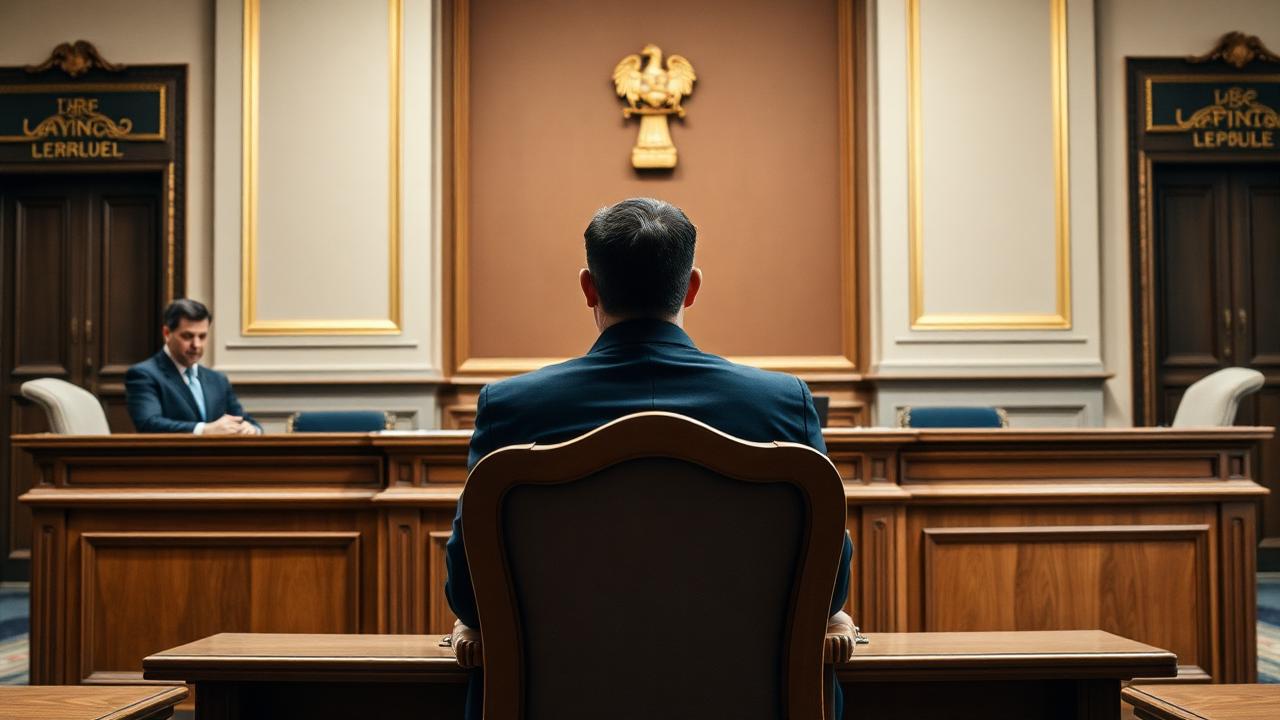 Candidat de dos face à un jury de concours dans une salle institutionnelle, illustrant l'oral RAEP IRA