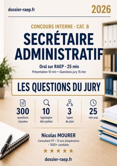 Couverture du Manuel des Questions du Jury — Secrétaire Administratif 2026