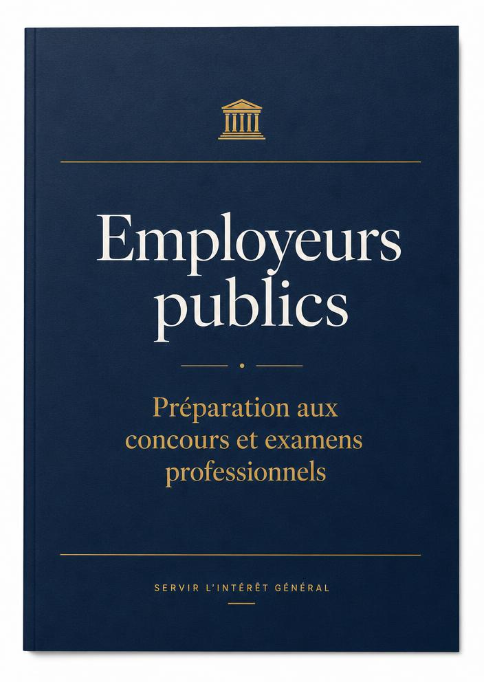 Couverture de la plaquette institutionnelle destinée aux employeurs publics